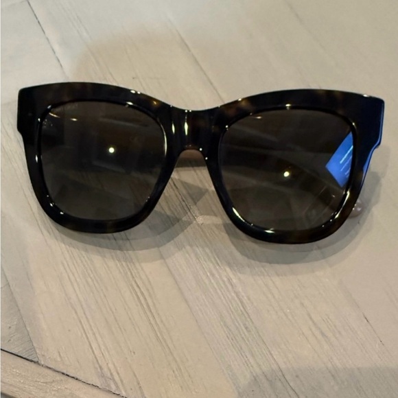 New Jimmy Choo Sunglasses Dark Brown Tortoise shell - Picture 11 of 15